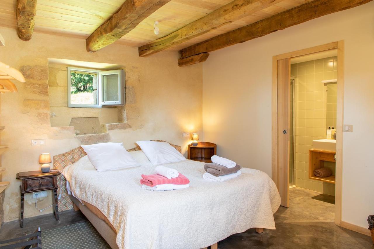 Chambres D'Hotes Avec Piscine La Grange Milou Бенак-е-Казнак Стая снимка
